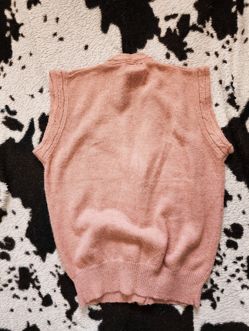 WOMEN'S 80'S VESTTOP - PINK ROSE - Picture 4 of 5